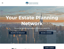 Tablet Screenshot of estateplanninggroups.com